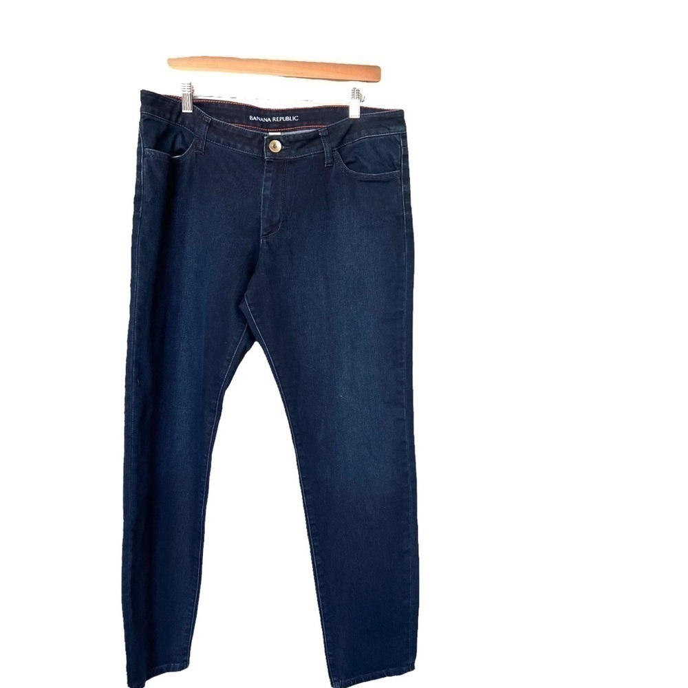 Banana Republic Denim Leggins Jeans in Dark Blue Size 32 - Picture 2 of 10